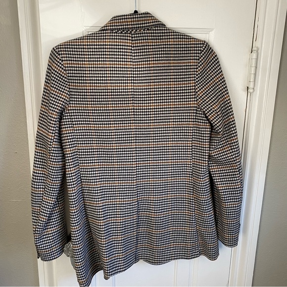 Old Navy Houndstooth Plaid Ponte Knit Blazer, Womens Small X-Small - Picture 15 of 16